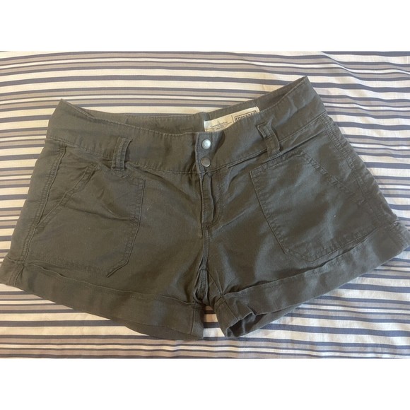 Converse One Star Shorts Linen Blend Mid Rise Sz 8    Z628 - Picture 1 of 6